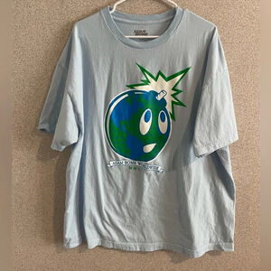 Adam bomb‎ light blue shirt 2xl